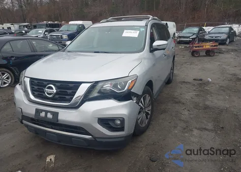 2017 Nissan Pathfinder Sl из США, поврежденный, VIN 5N1DR2MM2HC690887